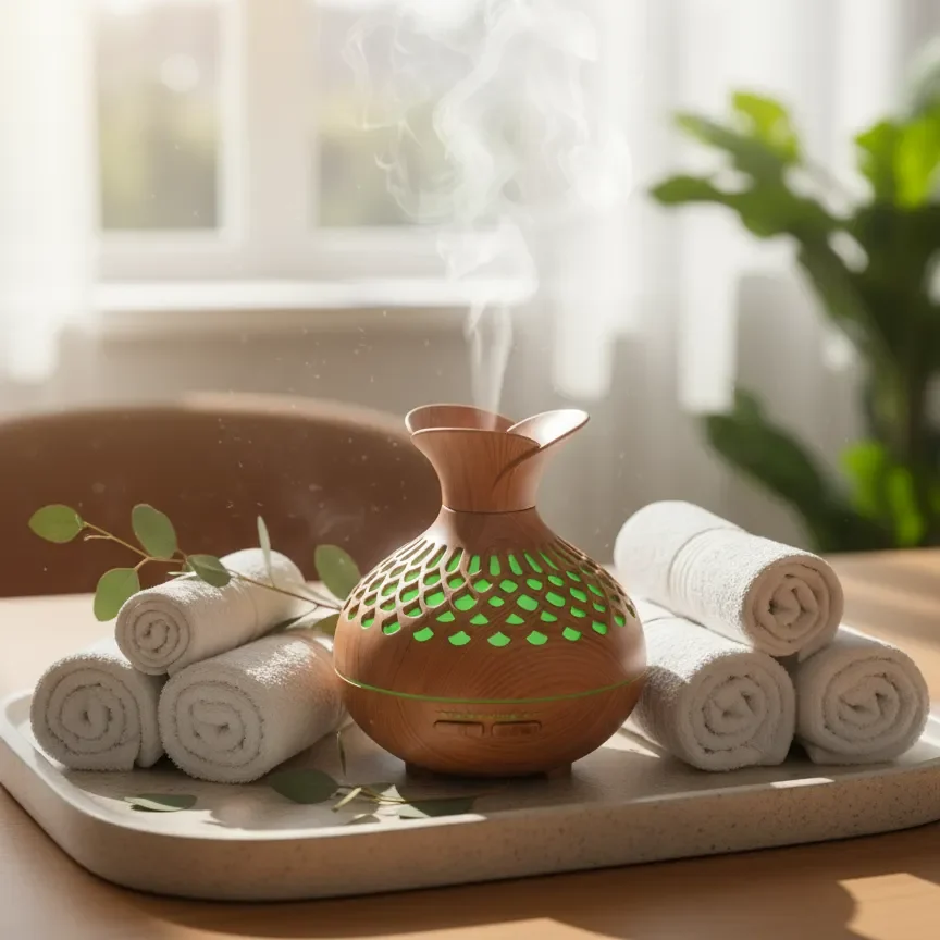Flower Vase Humidifier & Essential Oil Diffuser