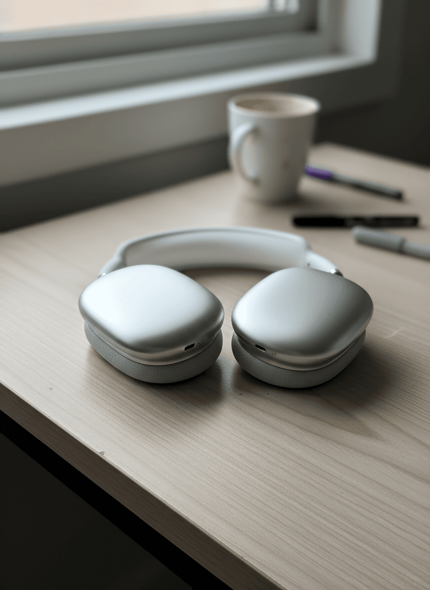 Apple AirPods Max Wireless Bluetooth Headphones (First Copy) – Premium Sound, ANC & Smart Case - Image 2